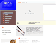 Tablet Screenshot of jysper.com